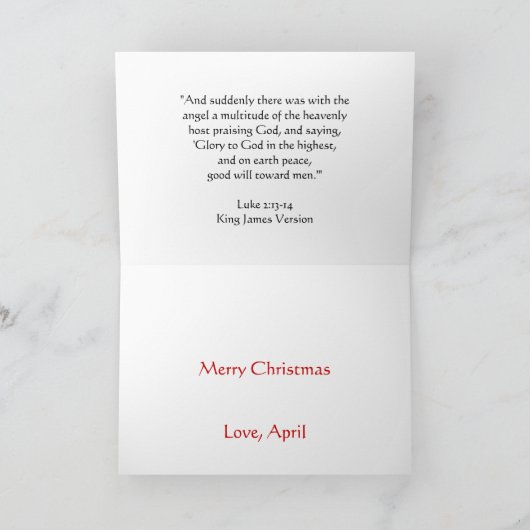 Vrolijk Kerstfeest 2006 - Horizontaal Feestdagen Kaart (Binnen)