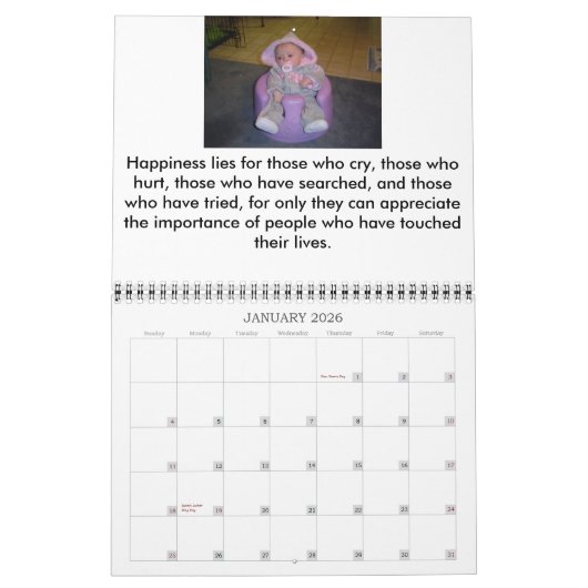 Vrolijk kerstfeest 2007 kalender (Jan 2026)