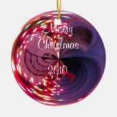 Vrolijk kerstfeest, 2010 Bulb Ornament (Voorkant)