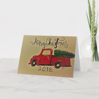 Vrolijk kerstfeest 2018 feestdagen kaart