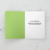 Vrolijk kerstfeest 2020 Labrador Puppy in Face Mas Feestdagen Kaart (Binnen)