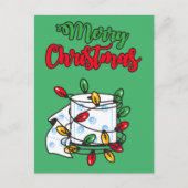 Vrolijk kerstfeest 2020 - Toilet Paper Edition Briefkaart (Voorkant)
