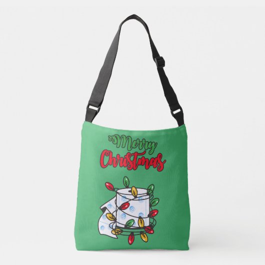 Vrolijk kerstfeest 2020 - Toilet Paper Edition Crossbody Tas (Voorkant)