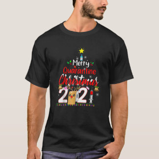 Vrolijk kerstfeest 2021 Reindeer Pajamas Family Xm T-shirt