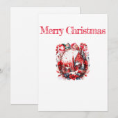 Vrolijk kerstfeest 2023 feestdagenkaart (Voorkant / Achterkant)