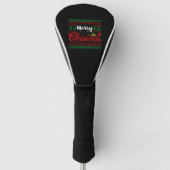 Vrolijk Kerstfeest 2023 gelukkig 2023 Xmas Golfheadcover (Voorkant)