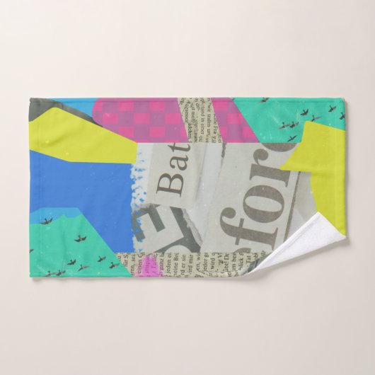 Vrolijk kerstfeest 2024 bad handdoek (Handdoek)