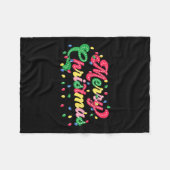 Vrolijk Kerstfeest 2024 Familie Matching Kerstmis  Fleece Deken (Voorkant (Horizontaal))