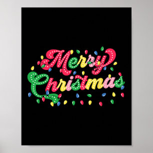 Vrolijk Kerstfeest 2024 Familie Matching Kerstmis  Poster