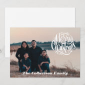 Vrolijk kerstfeest 2024 Foto Vakantie Kaart (Voorkant / Achterkant)