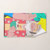 Vrolijk kerstfeest 2024 handdoek (Handdoek)