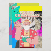 Vrolijk kerstfeest 2024 kaart (Voorkant / Achterkant)