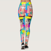 Vrolijk kerstfeest 2024 leggings (Achterkant)