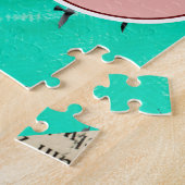 Vrolijk kerstfeest 2024 legpuzzel (Zijkant)