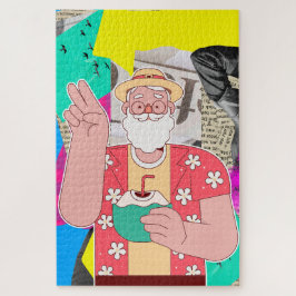 Vrolijk kerstfeest 2024 legpuzzel