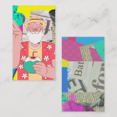 Vrolijk kerstfeest 2024 notitiekaartje (Voorkant / Achterkant)