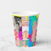 Vrolijk kerstfeest 2024 papieren bekers (Rechts)