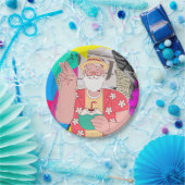 Vrolijk kerstfeest 2024 papieren bordje (Feest)