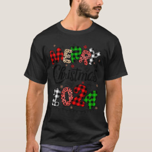 Vrolijk Kerstfeest 2024 Santa Hat Matching Family  T-shirt