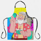 Vrolijk kerstfeest 2024 schort (Voorkant)