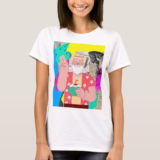 Vrolijk kerstfeest 2024 t-shirt (Voorkant)