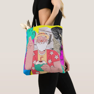 Vrolijk kerstfeest 2024 tote bag