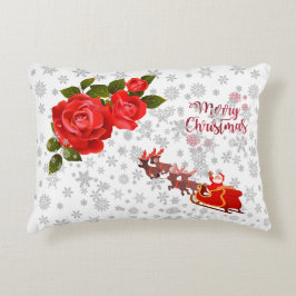 Vrolijk kerstfeest 2025 accent kussen