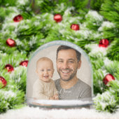 Vrolijk Kerstfeest 2025 Familie Foto Wereldbol Sneeuwbol (Kerstmis)