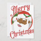 Vrolijk Kerstfeest 2025 Kerstman Feestdagenkaart (Achterkant)