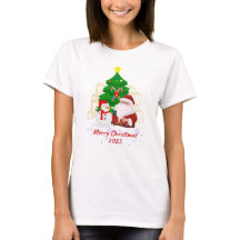 Vrolijk Kerstfeest 2025 Unisex Jersey T-shirt