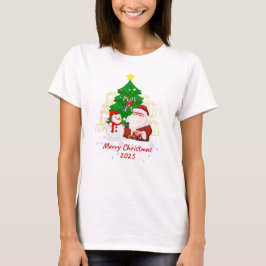 Vrolijk Kerstfeest 2025 Unisex Jersey T-shirt