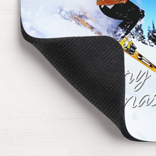 Vrolijk kerstfeest 20 Mousepad Muismat (Hoek)