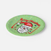 Vrolijk kerstfeest 20xx met Pet en Sparkles 7" Papieren Bordje (Gekanteld)