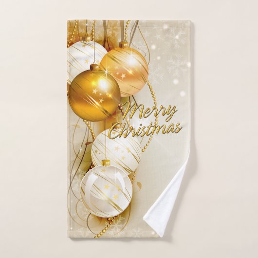 Vrolijk kerstfeest 23 badkamerhanddoekjes bad handdoek (Handdoek)