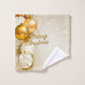 Vrolijk kerstfeest 23 badkamerhanddoekjes bad handdoek (Wasdoekje)