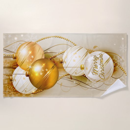 Vrolijk kerstfeest 23-band handdoeken (Voorkant)