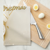 Vrolijk kerstfeest 23 keukenhanddoeken (Quarter Fold)