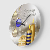 Vrolijk kerstfeest 28-opties voor wandklokken (Hoek)