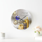 Vrolijk kerstfeest 28-opties voor wandklokken (Huis)