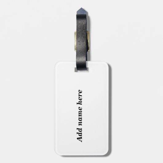 Vrolijk kerstfeest #2_ bagagelabel (Achterkant verticaal)