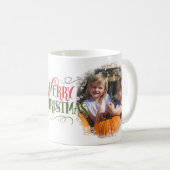 Vrolijk kerstfeest 2 fotovakantie koffiemok (Voorkant rechts)