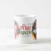 Vrolijk kerstfeest 2 fotovakantie koffiemok (Center)