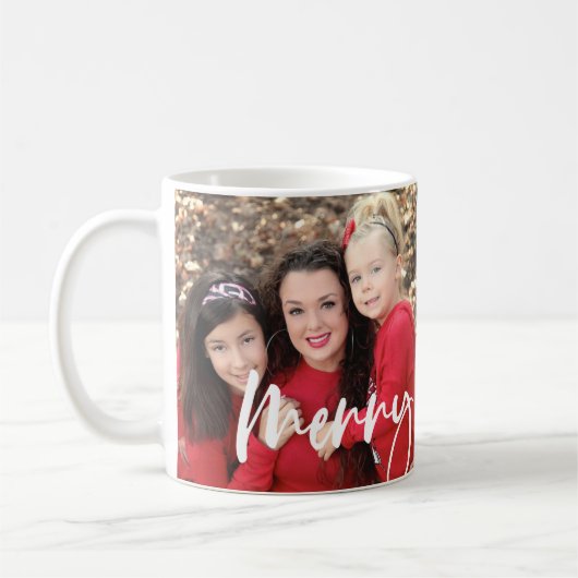 Vrolijk kerstfeest 2 Fotovakantie Mok (Links)