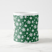 Vrolijk kerstfeest 2 Goldendoedel (gouden rood) Grote Koffiekop (Voorkant)