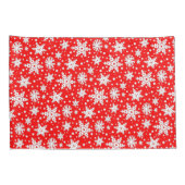 Vrolijk kerstfeest 2 Goldendoedel (gouden rood) Kussensloop (Achterkant-Rechts)