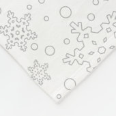 Vrolijk kerstfeest 2 Oude Engelse Sheepdog Grey 1 Fleece Deken (Hoek)