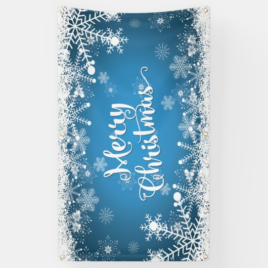 Vrolijk kerstfeest 2 spandoek (Verticaal)