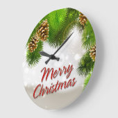 Vrolijk kerstfeest 38-opties voor wandklokken (Hoek)