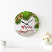 Vrolijk kerstfeest 38-opties voor wandklokken (Huis)