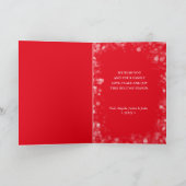 Vrolijk kerstfeest 3 foto collage gevouwen feestdagen kaart (Binnen)